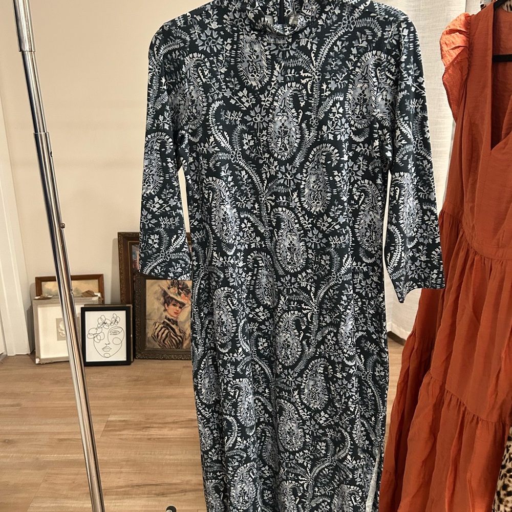 Spartina 449 Elegant Black and White Maxi Dress